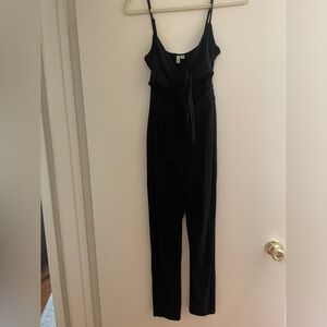 Front tie black asos romper